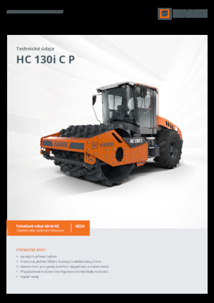 Tahačové válce Hamm HC 130i C P
