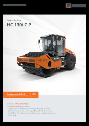 Tahačové válce Hamm HC 130i C P