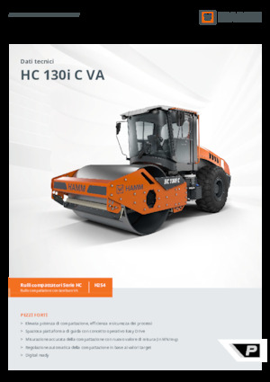 Tahačové válce Hamm HC 130i C VA