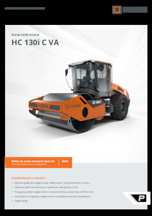 Tahačové válce Hamm HC 130i C VA