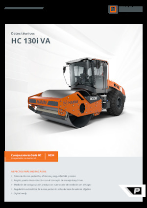 Tahačové válce Hamm HC 130i VA