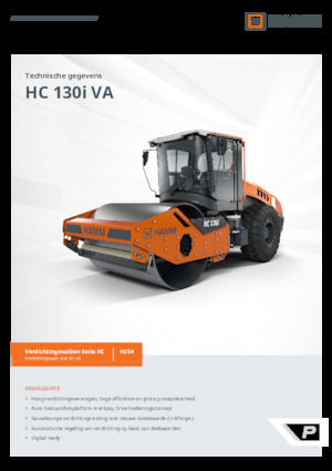 Tahačové válce Hamm HC 130i VA