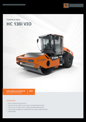 Tahačové válce Hamm HC 130i VIO