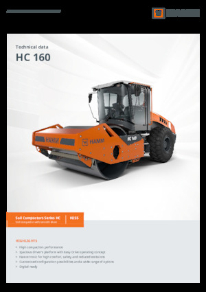 Tahačové válce Hamm HC 160