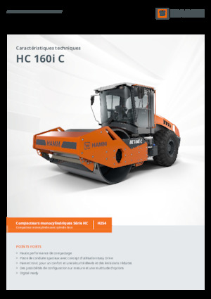 Tahačové válce Hamm HC 160i C