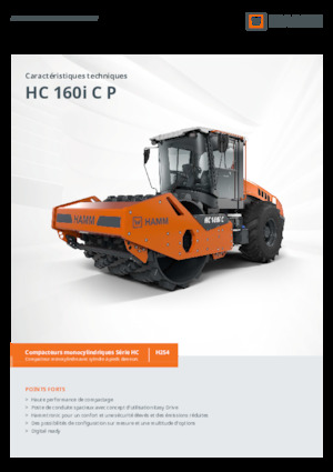 Tahačové válce Hamm HC 160i C P