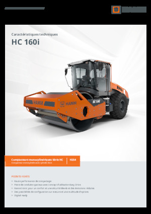 Tahačové válce Hamm HC 160i