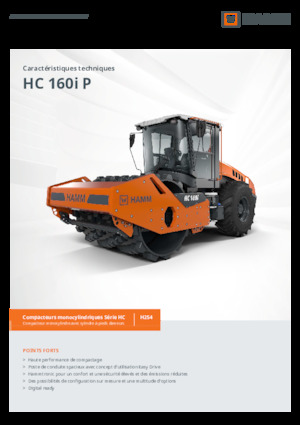 Tahačové válce Hamm HC 160i P
