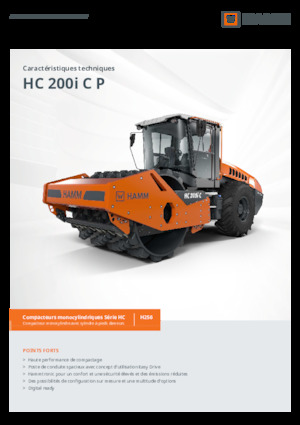 Tahačové válce Hamm HC 200i C P