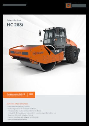 Tahačové válce Hamm HC 208i