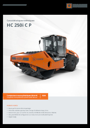 Tahačové válce Hamm HC 250i C P