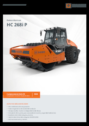 Tahačové válce Hamm HC 268i P