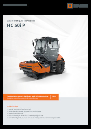 Tahačové válce Hamm HC 50i P
