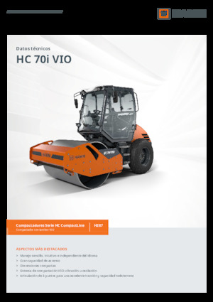 Tahačové válce Hamm HC 70i VIO