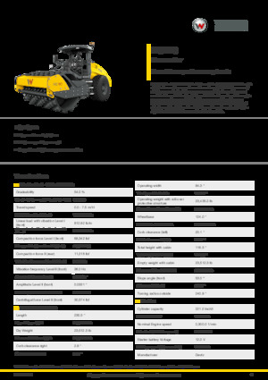 Tahačové válce Wacker Neuson RC110