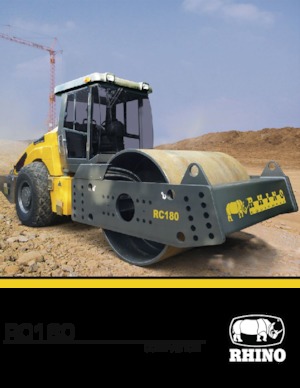 Tahačové válce RHINO RC180