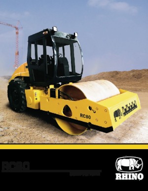 Tahačové válce RHINO RC80