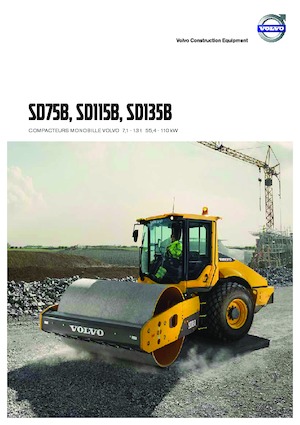 Tahačové válce Volvo SD135B