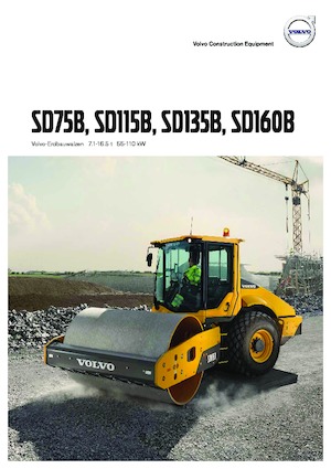 Tahačové válce Volvo SD75B