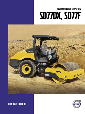 Tahačové válce Volvo SD77DX
