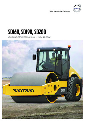 Tahačové válce Volvo SD190