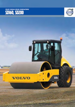 Tahačové válce Volvo SD200