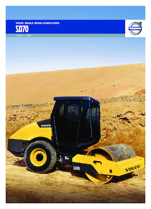 Tahačové válce Volvo SD70