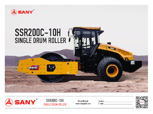 Tahačové válce Sany SSR200C-10H