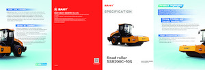 Tahačové válce Sany SSR200C-10S