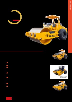 Tahačové válce Sakai SV520DF