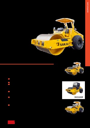 Tahačové válce Sakai SV530DF 