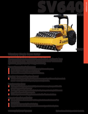 Tahačové válce Sakai SV640T