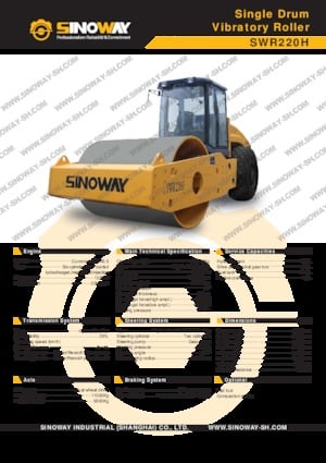 Tahačové válce Sinoway SWR220H 