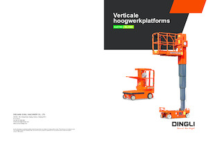 Sloupové pracovní plošiny Dingli AMWP13-9100