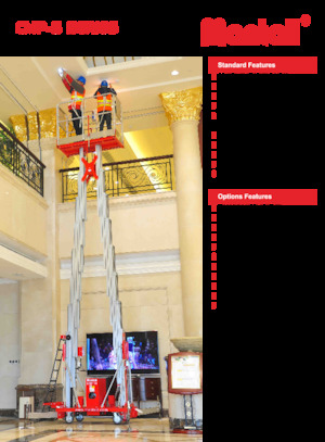 Sloupové pracovní plošiny Mantall CMP14-S