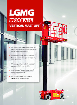Sloupové pracovní plošiny LGMG  M0407TE