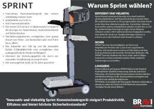 Sloupové pracovní plošiny Bravi Sprint