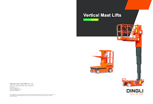 Sloupové pracovní plošiny Dingli TT48