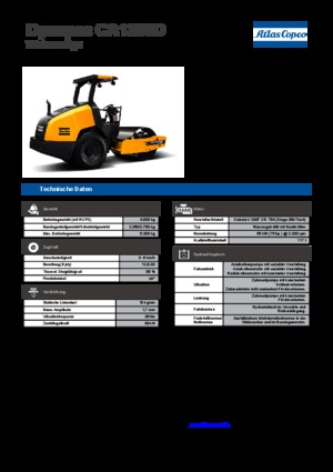 Tahačové válce Dynapac CA 1300 D