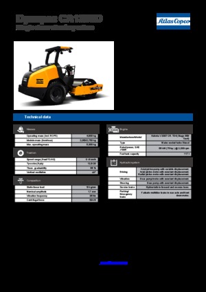 Tahačové válce Dynapac CA 1300 D