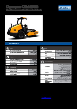 Tahačové válce Dynapac CA 1300 D