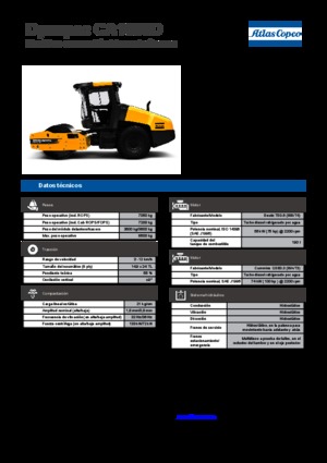 Tahačové válce Dynapac CA 1500 D