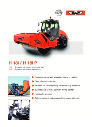 Tahačové válce Hamm H 18i