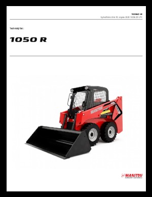 Smykem řízené nakladače Manitou 1050R