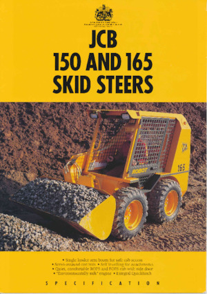 Smykem řízené nakladače JCB 150