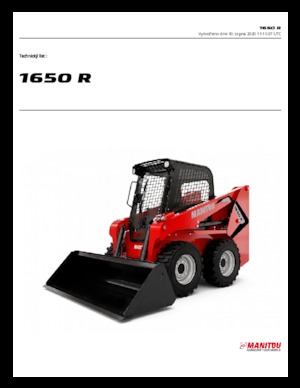 Smykem řízené nakladače Manitou 1650R
