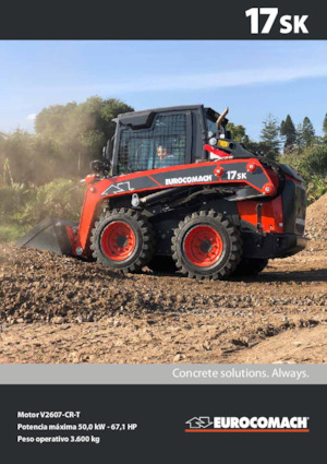 Smykem řízené nakladače Eurocomach 17 SK