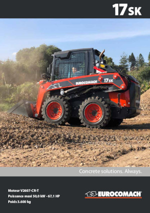 Smykem řízené nakladače Eurocomach 17 SK