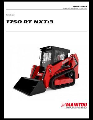 Smykem řízené nakladače Manitou 1750RT NXT:3