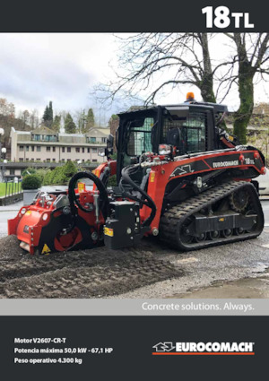 Smykem řízené nakladače Eurocomach 18 TL